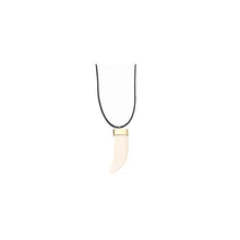 Load image into Gallery viewer, Kipato Unbranded - Warrior Bone Necklace (leather) 