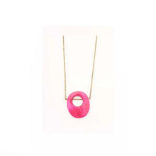 Load image into Gallery viewer, Kipato Unbranded - O Necklace (natural, pink) 