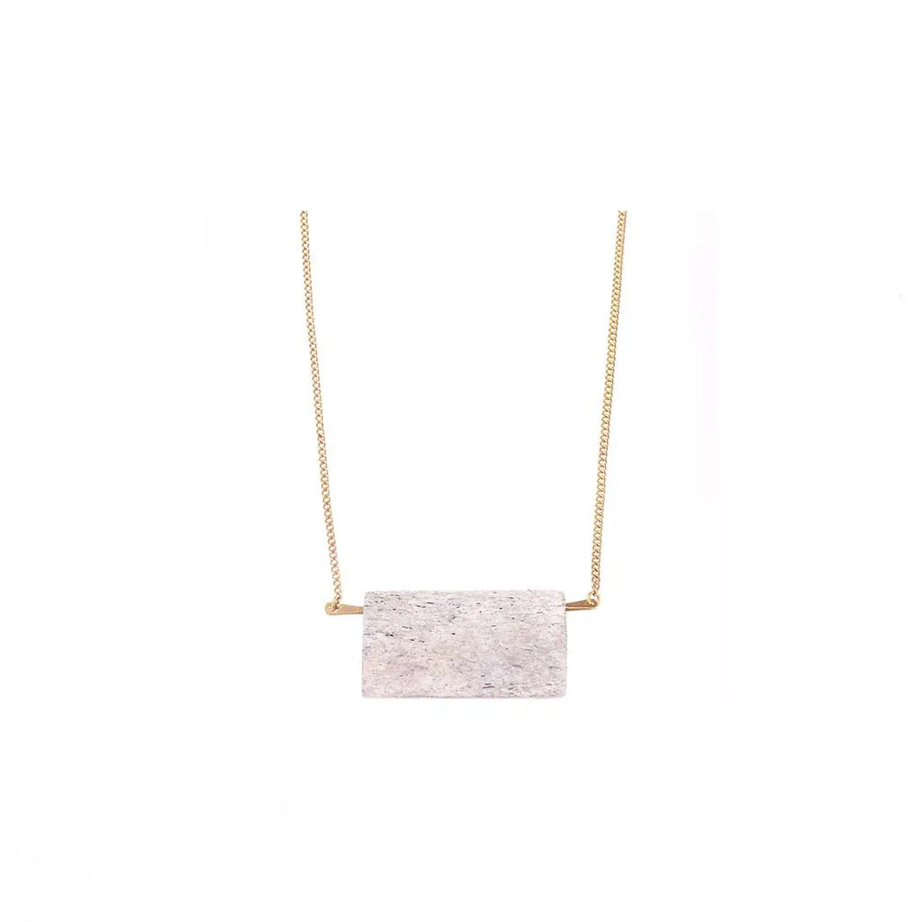 Kipato Unbranded - Pembe Necklace (natural, white, pink, grey) 