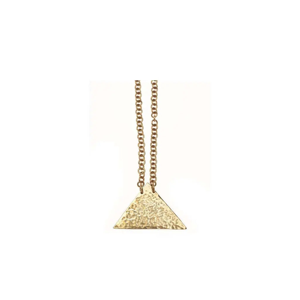 Kipato Unbranded - Pyramid Necklace (brass) 