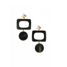 Load image into Gallery viewer, Kipato Unbranded - Skylar Earrings (black &amp; white) 