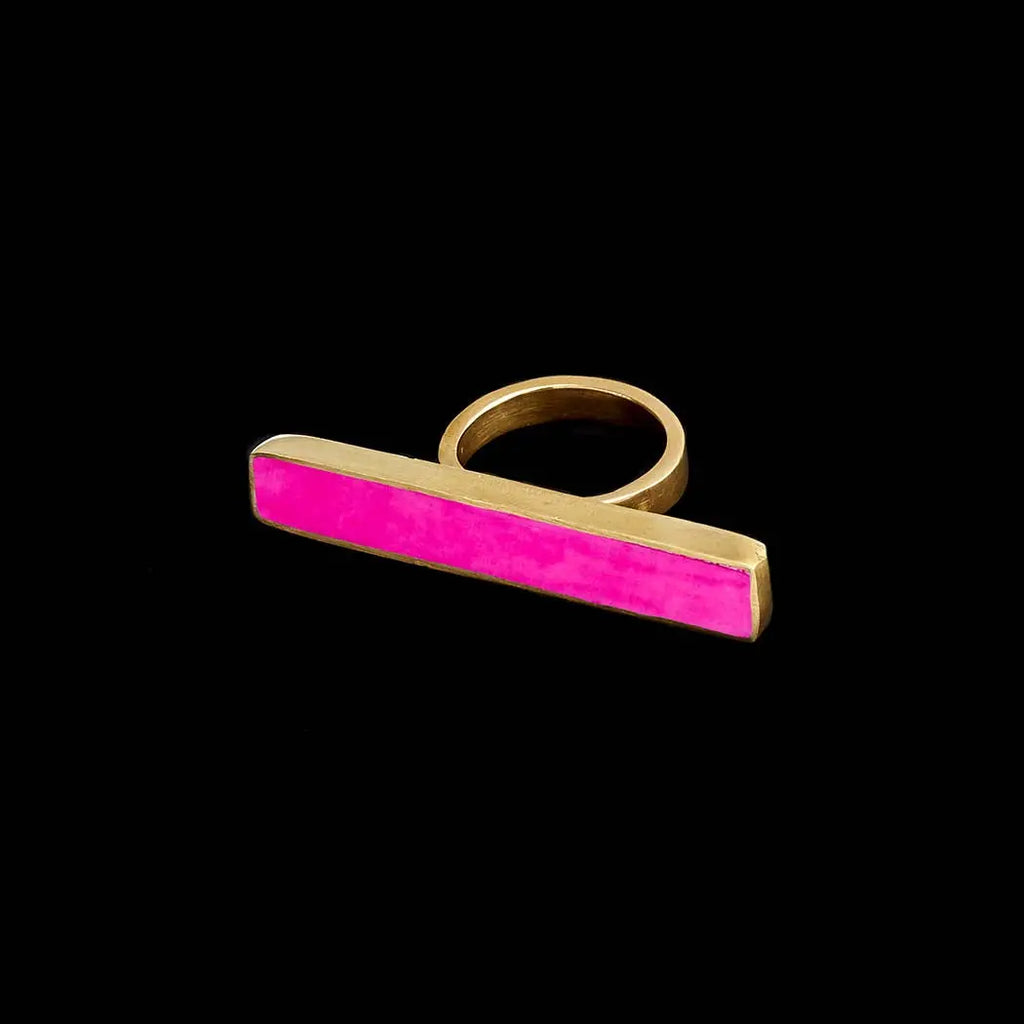Kipato Unbranded - Twig Ring (white, black, pink, natural) 