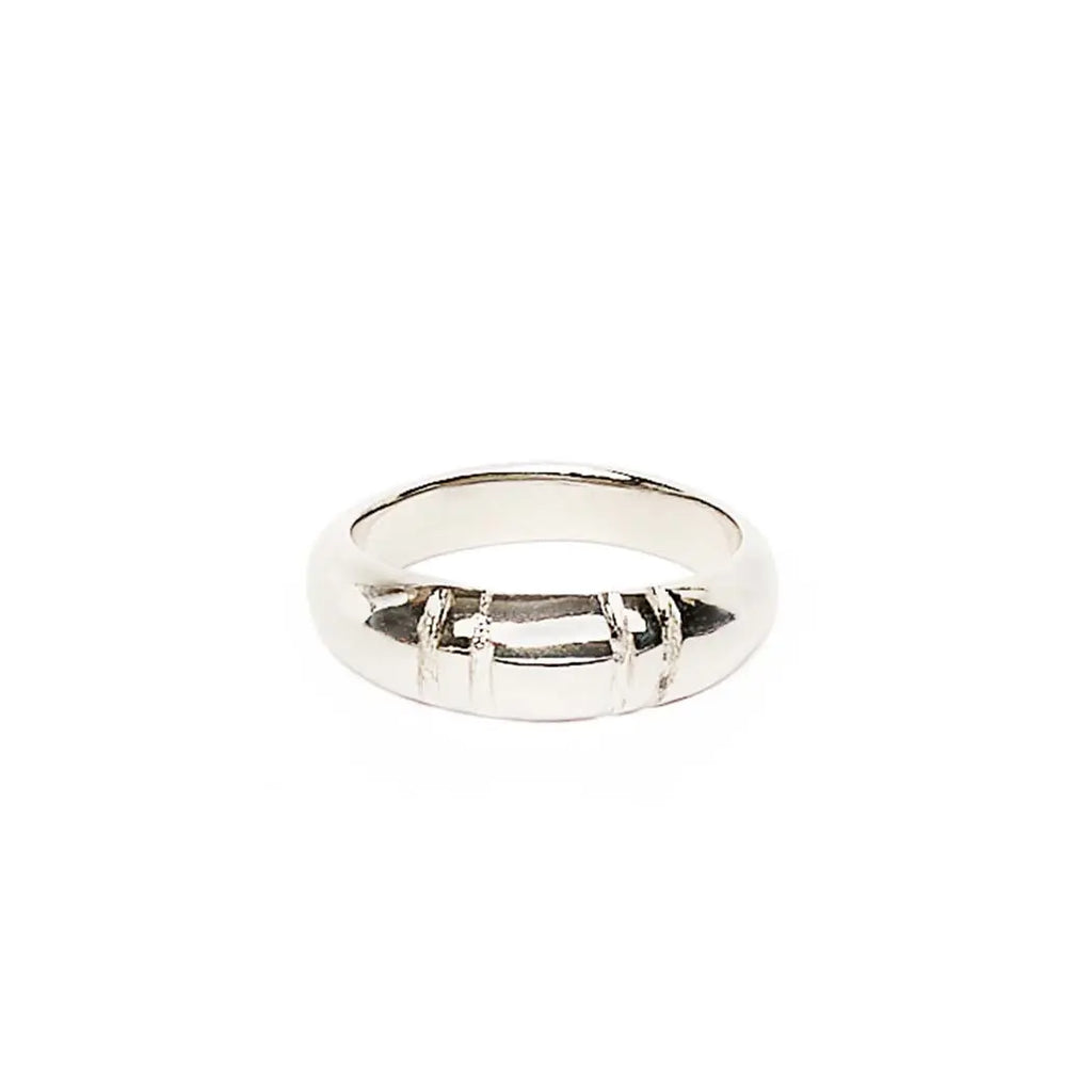 Kipato Unbranded - Zebra Ring (silver) 